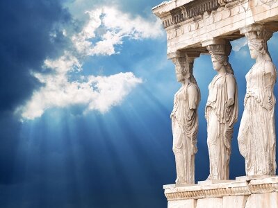 Фотообои Статуи в Афинах