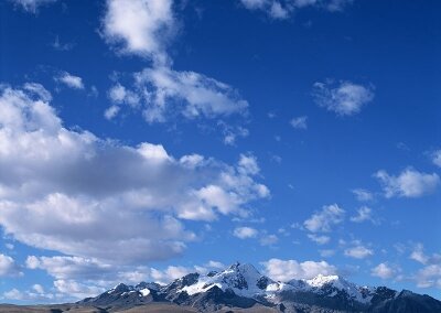 Фотообои Облака над вершинами